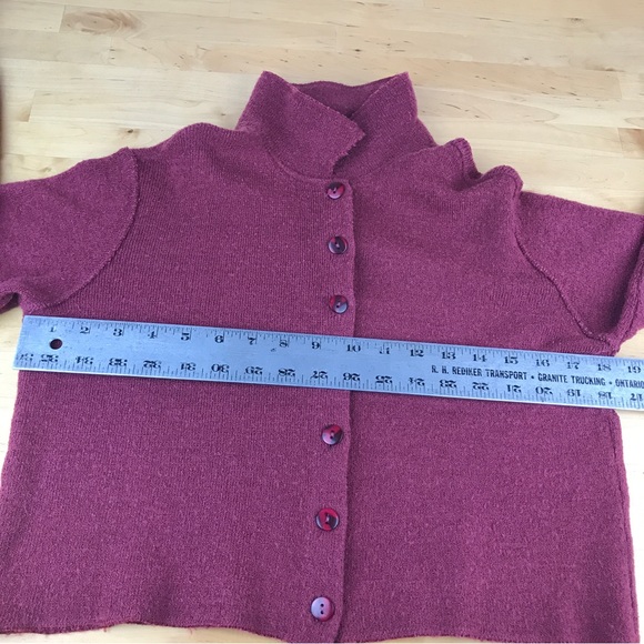 SOLD: Vintage GAP Cropped Sweater Cardigan Medium Wool Blend Made in Italy - Picture 13 of 14